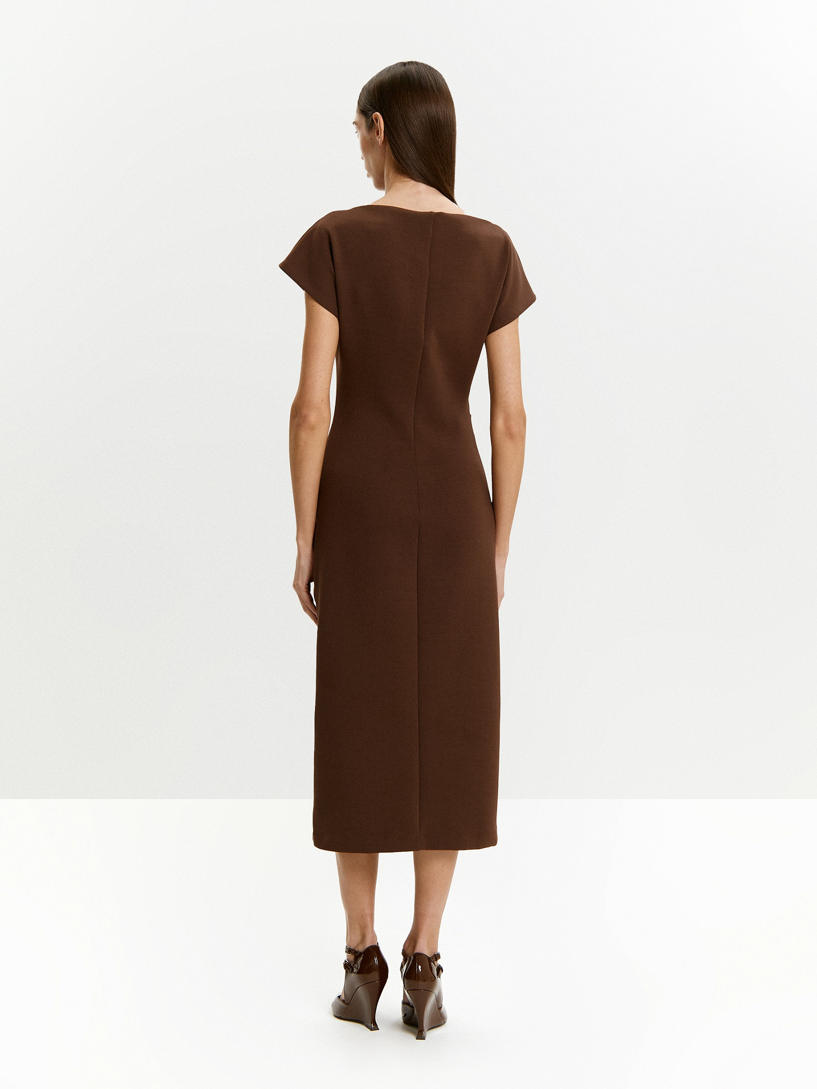 Трикотажное платье из вискозы